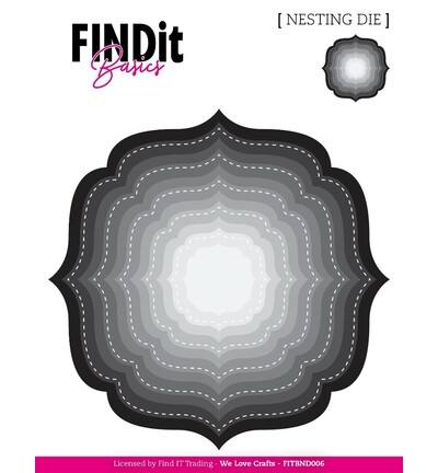 FITBND006 - Find-it - Nesting Dies – Cadre orné - Nesting Dies FITBND006 - Find-it - Nesting Dies – Cadre orné - Nesting Dies