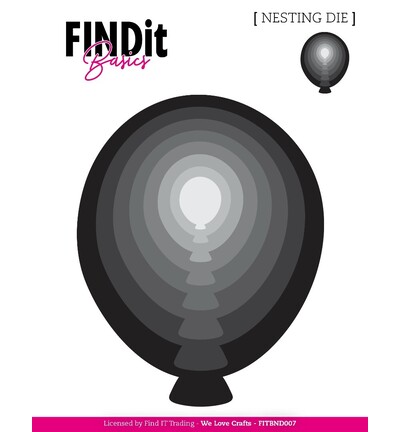 FITBND007 - Find-it - Nesting Dies – Ballon - Nesting Dies FITBND007 - Find-it - Nesting Dies – Ballon - Nesting Dies