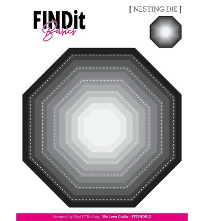 FITBND012 - Find-it - Nesting Dies – Octogone cousu - Nesting Dies FITBND012 - Find-it - Nesting Dies – Octogone cousu - Nesting Dies