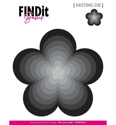 FITBND016 - Find-it - Nesting Dies – Fleur bloom - Nesting Dies FITBND016 - Find-it - Nesting Dies – Fleur bloom - Nesting Dies