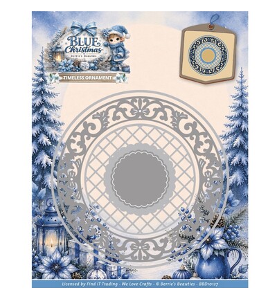 BBD10127 - Find-it - Dies – Timeless Ornament - Blue Christmas BBD10127 - Find-it - Dies – Timeless Ornament - Blue Christmas