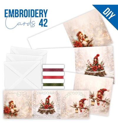 STDOPP042 - Find-it - Stitch & Do Cards 42 – Fairy Christmas - Stitch &amp; Do Cartes