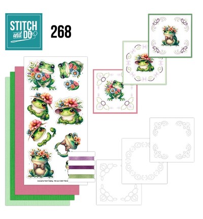 STDO268 - Find-it - Stitch & Do Kit de broderie - Joyful Hoppers - Stitch &amp; Do Kit de broderie
