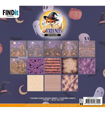 BBPP10057 - Find-it - Set de papiers - Little Boo Friends - Little Boo Friends