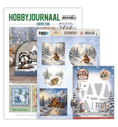 SETHJ258 - Find-it - SET HJ258 – Festive Forest + scenery - Hobbyjournaal 258