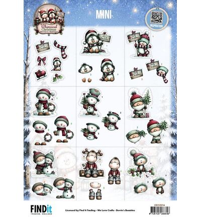 CD12516 - Find-it - Feuille à découper – Mini - Whimsical Christmas