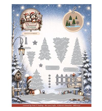 BBD10132 - Find-it - Dies – Festive Forest - Whimsical Christmas
