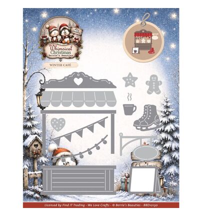BBD10130 - Find-it - Dies – Winter Café - Whimsical Christmas