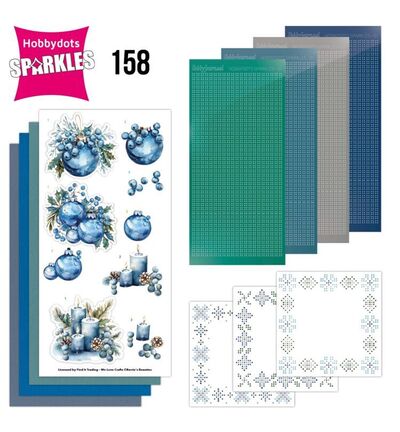SPDO158 - Find-it - Sparkles 158 – Blue Christmas - Noël / Hiver
