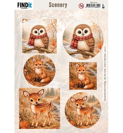 BBSC10147 - Find-it - Scenery Push-out - Autumn Charm - Autumn Charm BBSC10147 - Find-it - Scenery Push-out - Autumn Charm - Autumn Charm