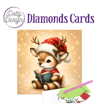 DDDC1236 - Dotty Designs - Diamond Cards – Cerf de Noël - Diamond Cards DDDC1236 - Dotty Designs - Diamond Cards – Cerf de Noël - Diamond Cards