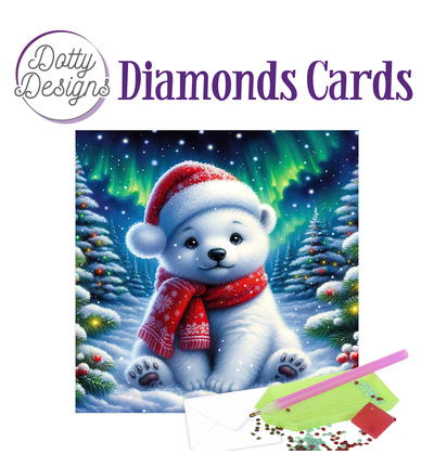 DDDC1238 - Dotty Designs - Diamond Cards – Ours polaire de Noël - Diamond Cards DDDC1238 - Dotty Designs - Diamond Cards – Ours polaire de Noël - Diamond Cards