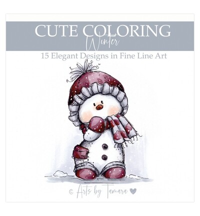 ABT-CC-002 - Find-it - Livre de coloriage – Cute Coloring Hiver - Cute Coloring