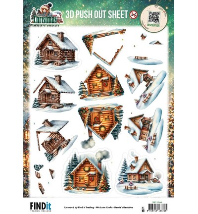 SB11166 - Find-it - Push-out – Houses - Good Old Christmas
