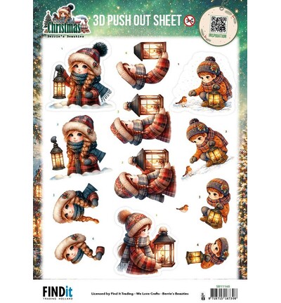 SB11165 - Find-it - Push-out – Girl - Good Old Christmas
