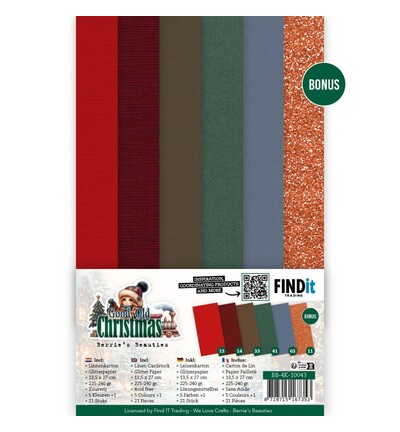 BB-4K-10043 - Find-it - Linen Cardstock Pack – 4K - Good Old Christmas BB-4K-10043 - Find-it - Linen Cardstock Pack – 4K - Good Old Christmas