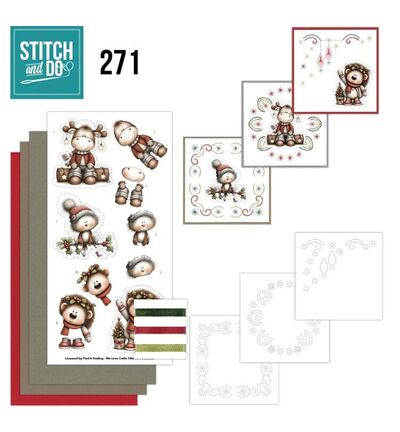 STDO271 - Find-it - Kit broderie – Whimsical Christmas - Stitch &amp; Do Kit de broderie