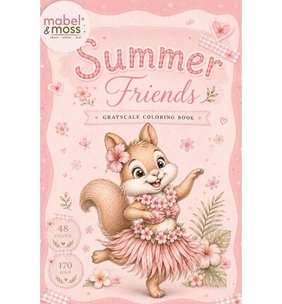 MMCB10003 - Find-it - Livre de coloriage – Summer Friends - Coloring Book