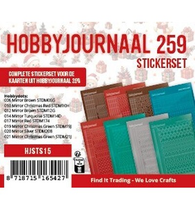 HJSTS15 - Find-it - Stickerset – Hobbyjournaal 259 - Hobbyjournaal 259 HJSTS15 - Find-it - Stickerset – Hobbyjournaal 259 - Hobbyjournaal 259