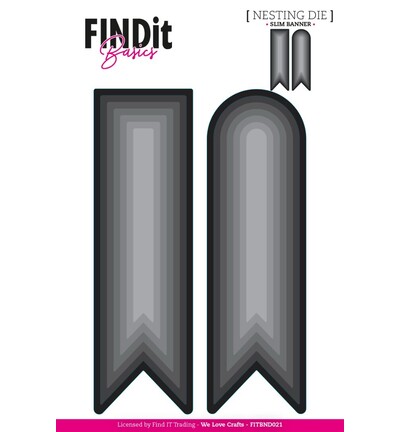 FITBND021 - Find-it - Nesting Dies – Slim Banner - Nesting Dies FITBND021 - Find-it - Nesting Dies – Slim Banner - Nesting Dies