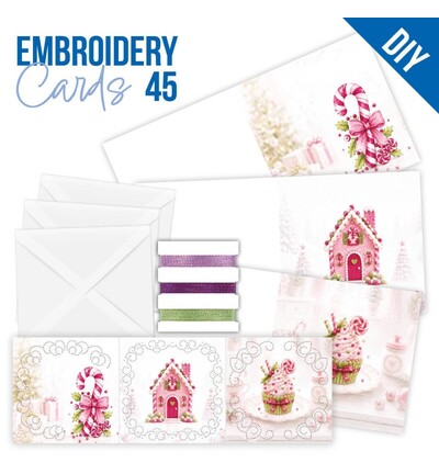 STDOPP045 - Find-it - Stitch & Do Cards 45 – Candy Christmas - Stitch &amp; Do Cartes