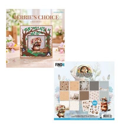 SETBC10005 - Find-it - SET – Berrie's Choice 5 Groundhog + Paperpack - Groundhog
