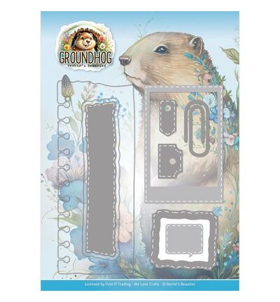BBD10139 - Find-it - Dies – Groundhog Notebook - Groundhog