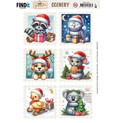 BBSC10150 - Find-it - Scenery Push-out – Christmas Stamps 1 - Christmas Stamps BBSC10150 - Find-it - Scenery Push-out – Christmas Stamps 1 - Christmas Stamps
