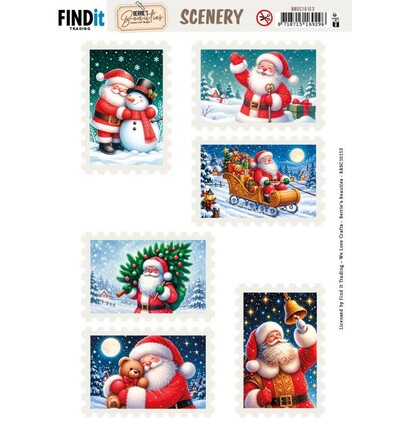 BBSC10153 - Find-it - Scenery Push-out – Christmas Stamps 4 - Christmas Stamps BBSC10153 - Find-it - Scenery Push-out – Christmas Stamps 4 - Christmas Stamps
