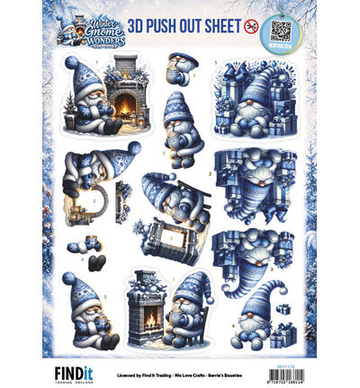 SB11175 - Find-it - Push-out – Winter Comforts - Winter Gnome Wonders