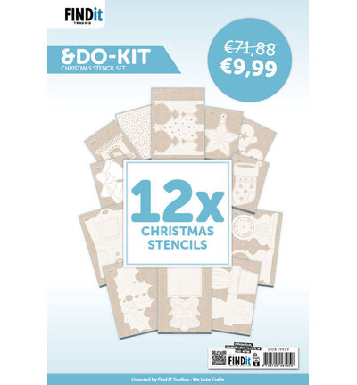 DOK10023 - Find-it - And Do Kit – Pochoirs – HJ260 - Hobbyjournaal 260 DOK10023 - Find-it - And Do Kit – Pochoirs – HJ260 - Hobbyjournaal 260