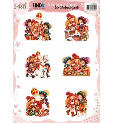 MMSB10013 - Find-it - Feuille scenery – Sinterklaasfeest - Sheets