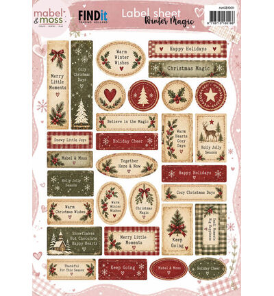 MMSB10011 - Find-it - Feuille d'étiquettes – Winter Magic - Sheets MMSB10011 - Find-it - Feuille d'étiquettes – Winter Magic - Sheets