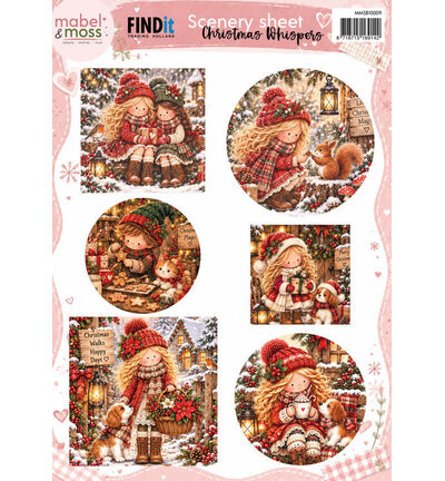 MMSB10009 - Find-it - Feuille scenery – Christmas Whispers - Sheets