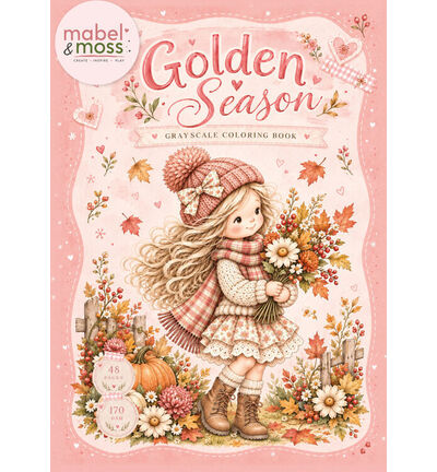 MMCB10004 - Find-it - Livre de coloriage – Golden Season A4 - Coloring Book