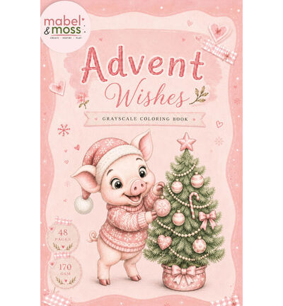 MMCB10002 - Find-it - Livre de coloriage – Advent Wishes A6 - Coloring Book