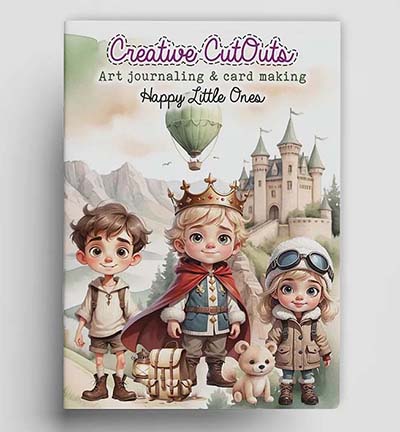 CCOBOEK-001 - Creative CutOuts - Happy Little Ones Boek - 