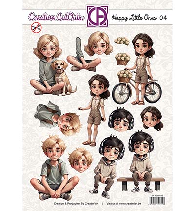 CCO-010 - Creative CutOuts - Happy Little ones 04 - 