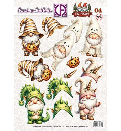 CCO-015 - Creative CutOuts - Cozy Gnomes 04 - 