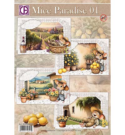RE2530-0185 - Creative CutOuts - Mice Paradise 01 - 