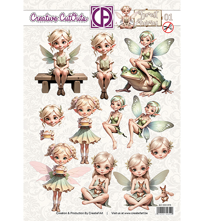 CCO-019 - Creative CutOuts - Forest Fairies 01 - 