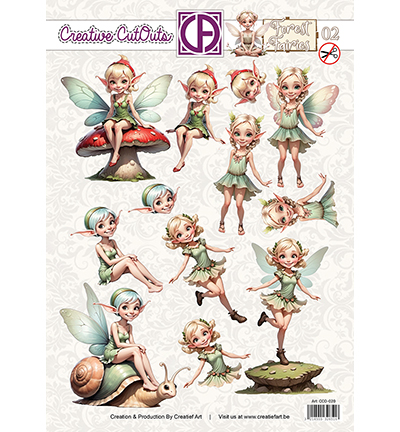 CCO-020 - Creative CutOuts - Forest Fairies 02 - 