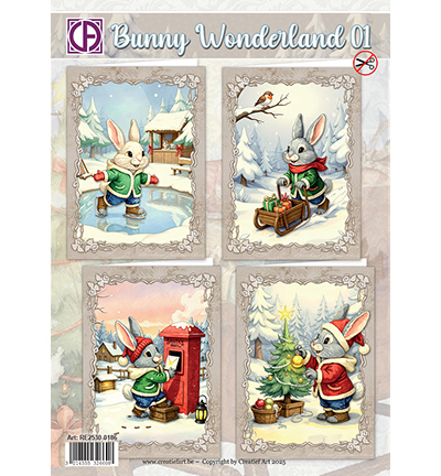 RE2530-0186 - Creative CutOuts - Bunny Wonderland 01 - 