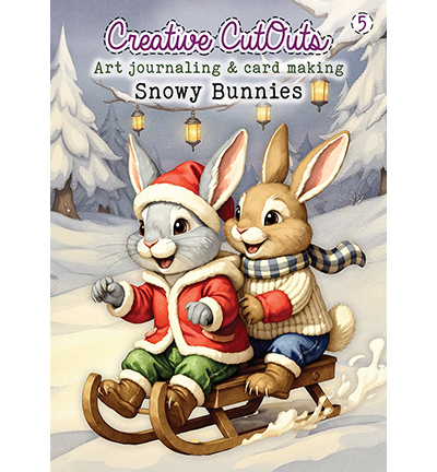 CCOBOEK-005 - Creative CutOuts - Snowy Bunnies Boek - 