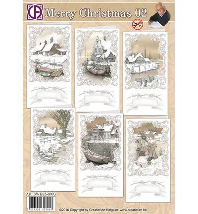 SWK85-0093 - Creative CutOuts - Merry Christmas 02 - Merry Christmas