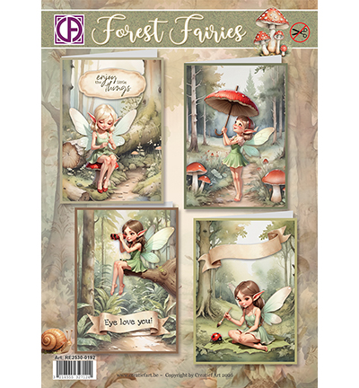 RE2530-0192 - Creative CutOuts - Forest Fairies - 