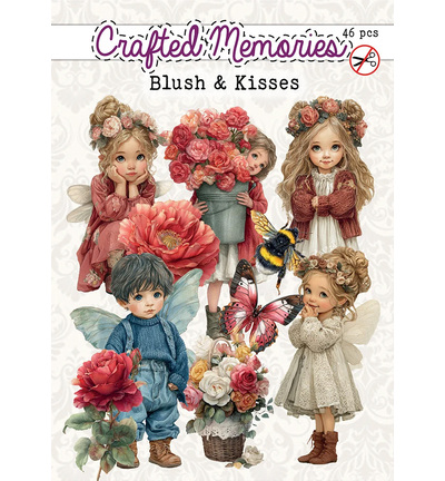 CM-DC-002 - Creative CutOuts - Blush and Kisses - 46 stuks - 
