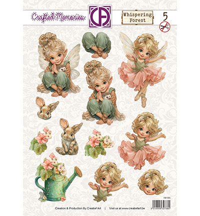 CM-005 - Creative CutOuts - 3D Doordrukvel - Whispering Forest 05 - 