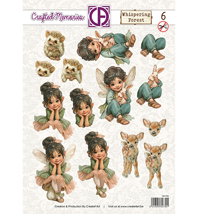 CM-006 - Creative CutOuts - 3D Doordrukvel - Whispering Forest 06 - 