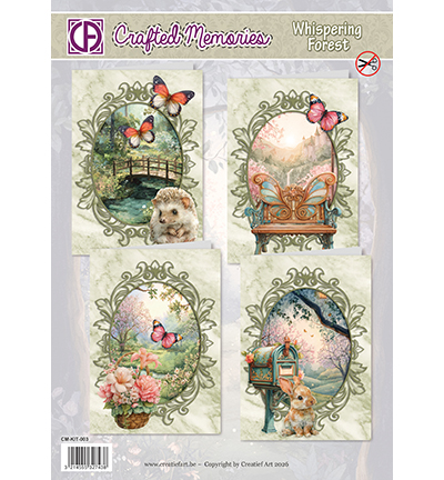 CM-KIT-003 - Creative CutOuts - Kaartenpakket - Whispering Forest - 